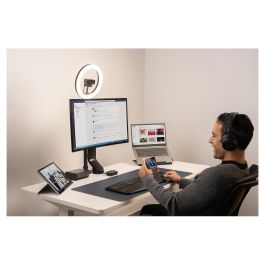 Kensington Auriculares Gaming H3000 PROVC, Diadema Bluetooth 5.2, Negro, 60h Batería, Cancelación Ruido, Micrófono Boom, USB-C, Para PC, PS, Xbox, Android, iOS