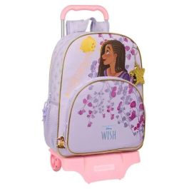 Mochila Escolar con Ruedas Wish Lila 33 x 42 x 14 cm Precio: 36.49999969. SKU: B15CE8EGME
