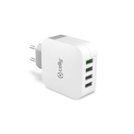 Cargador de Batería Celly TC4USBTURBO Blanco Precio: 19.49999942. SKU: S7762280