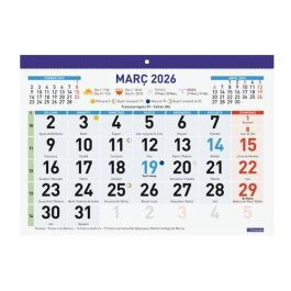 Calendari (2026) Catalan Finocam Faldilla Mensual Numeros Grans F93 300X210 Precio: 2.95000057. SKU: B1AX3W2GLJ