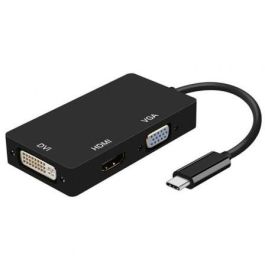 AISENS - CONVERSOR USB-C A DVI/HDMI/VGA, USB-C/M-DVI/H-HDMI/H-VGA/H, NEGRO, 15CM Precio: 15.49999957. SKU: B1EBEXWGRW