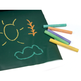 Liderpapel Pizarra Adhesiva en Rollo para Tiza, 45x200 cm, Color Negro o Verde