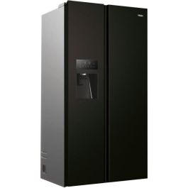 Frigorífico americano - HAIER - SBS 90 Serie 3 HSR3918EIPB - Clase E - 515 L - 180 x 90 x 65,9 cm - Negro Frigorífico americano - HAIER - SBS 90 Serie 3 HSR3918EIPB - Clase E - 515 L - 180 x 90 x 65,9 cm - Negro