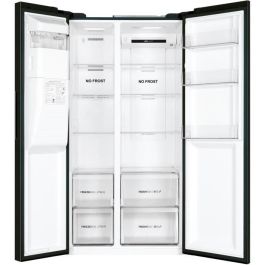 Frigorífico americano - HAIER - SBS 90 Serie 3 HSR3918EIPB - Clase E - 515 L - 180 x 90 x 65,9 cm - Negro Frigorífico americano - HAIER - SBS 90 Serie 3 HSR3918EIPB - Clase E - 515 L - 180 x 90 x 65,9 cm - Negro