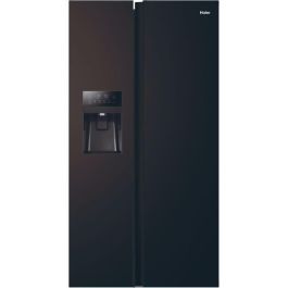 Frigorífico americano - HAIER - SBS 90 Serie 3 HSR3918EIPB - Clase E - 515 L - 180 x 90 x 65,9 cm - Negro Frigorífico americano - HAIER - SBS 90 Serie 3 HSR3918EIPB - Clase E - 515 L - 180 x 90 x 65,9 cm - Negro