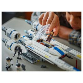 Lego Star Wars 75399 Caza Estelar Ala-U de la Alianza Rebelde Andor Set de Construcción para Niños de 8 Años en Adelante