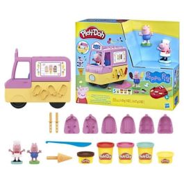 Play-Doh Peppa Pig y el camión de los helados, con Peppa, George y 5 botes de plastilina para niños de 3 años Precio: 30.854999758. SKU: B1EYLAH6J4