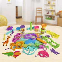 Play-Doh Safari box set, plastilina creativa de ocio para niños sobre el tema de los animales, juguetes para niños, a partir de 3 años