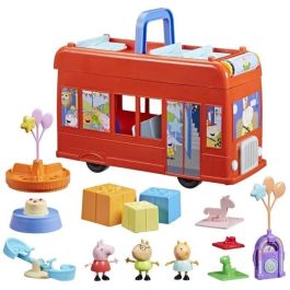 Peppa Pig, set de autobús de fiesta 2 en 1