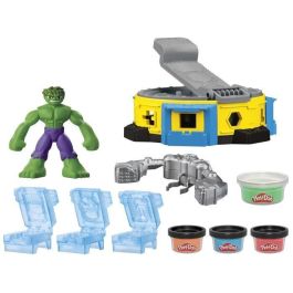 Play-Doh Hulk Aplasta Todo, set de plastilina con figura de Hulk, a partir de 4 años, Marvel