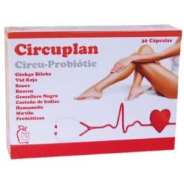 DIS Circuplan 30 Cápsulas con Ginkgo, Vitamina C y Probióticos para Circulación y Piernas Cansadas Precio: 14.4999998. SKU: B1HQYHQMAL