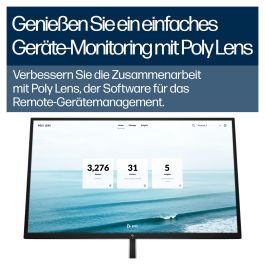 HP Barra de Video USB Poly Studio V72 4K Ultra HD, Zoom 7.3x, Color Blanco