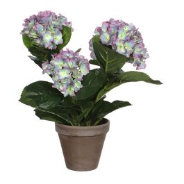 Mica Decorations Magnolia púrpura con maceta gris Ø35x40cm Precio: 24.78999963. SKU: S7909247