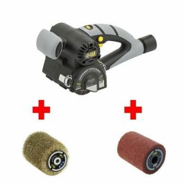 Fartools 115018 Renovador Compacto REX80 Pack Multiuso con Cepillos de Latón y Fibra Sintética para Decapar, Raspar Madera y Metal