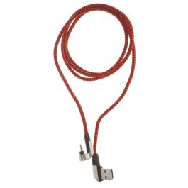 Elbe CA-199 Cable Gaming USB-A a TYPE-C 1M 90º, Nylon Trenzado
