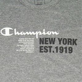 Camiseta Deportiva de Manga Corta Champion Crewneck Gris oscuro