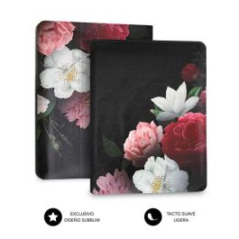Funda Subblim Trendy Case Rosas para Tablet de 11"/ Negra Funda Subblim Trendy Case Rosas para Tablet de 11"/ Negra