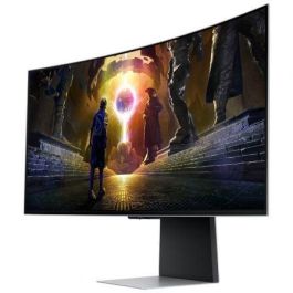 Monitor Gaming Ultrapanorámico Curvo Samsung G8 Odyssey OLED S34DG850SU 34"/ WQHD/ 0.03ms/ 175Hz/ Multimedia/ Regulable en Altura/ Plata