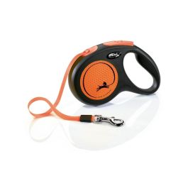 Correa para Perro Flexi NEW NEON 5 m Naranja Talla M