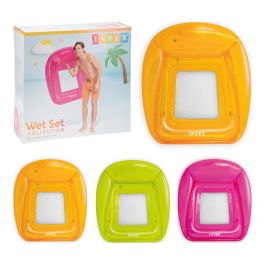 Intex Sillón inflable para piscinas, hinchable, 104 x 102 cm, colores surtidos