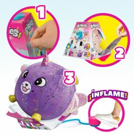 Peluche Eolo Morado Felpa Plástico 45 x 45 x 45 cm Hinchable (4 Unidades) Peluche Eolo Morado Felpa Plástico 45 x 45 x 45 cm Hinchable (4 Unidades)
