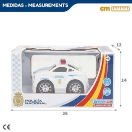 Coche radio control policia nacional 15 cm. velocidad 10-12 km hora. Coche radio control policia nacional 15 cm. velocidad 10-12 km hora.