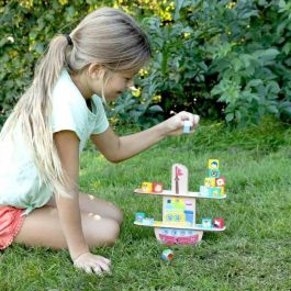 Ses Creative Barco de Equilibrio de Madera Juego de Mesa Multijugador para Niños +3 Años con 16 Figuras de Animales y Dado Multicolor Ses Creative Barco de Equilibrio de Madera Juego de Mesa Multijugador para Niños +3 Años con 16 Figuras de Animales y Dado Multicolor