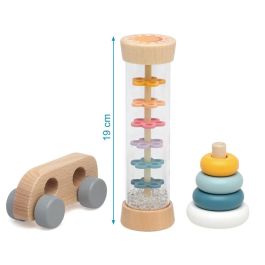 KioKids Juguetes de Madera para Bebés +12 Meses Multicolor