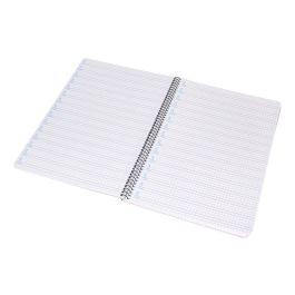 Cuaderno Espiral Liderpapel Folio Pautaguia Tapa Blanda 80H 75 gr Cuadro Pautado 5 mm Con Margen Colores Surtidos 8 unidades