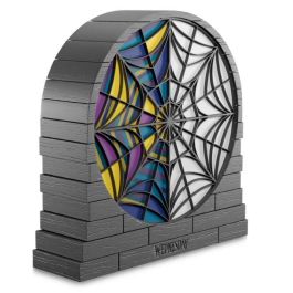 ERIK Lámpara Ophealia Hall Window Wednesday, iluminación con 1 modo, 16x17x4,7cm, ABS, funciona con pilas/USB