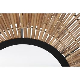 Espejo de pared DKD Home Decor Negro Natural Bali 63 x 1,5 x 92 cm Espejo de pared DKD Home Decor Negro Natural Bali 63 x 1,5 x 92 cm