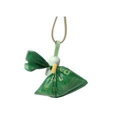 Earth Rated Dispensador de Bolsas para Excrementos con 15 Bolsas Sin Perfume, 65% Recicladas, Antifugas y Gancho Manos Libres