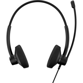 EPOS Auriculares 100 UC Stereo USB-C+A Alámbrico Oficina/Centro de Llamadas Negro