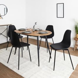 Silla Gustav Negra Home Deco Factory