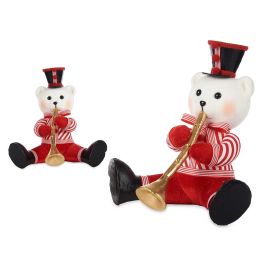 Figura Oso Navideño Sentado Con Trompeta 32Cm Krist+ (2 Unidades) Precio: 73.78999991. SKU: B17FBDR69Z