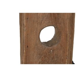 DKD Home Decor Espejo Colección Unique / Antique Natural 45 x 285 x 45 cm Cristal y Teca