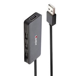 Lindy Concentrador USB 2.0 de 4 Puertos para PC USB Tipo A, 480Mbps, Retrocompatible USB 1.1/1.0, Plug & Play, Alimentación por Bus/DC Precio: 11.49999972. SKU: B15QAY9LVM