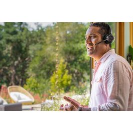 HP Poly Voyager 4320 USB-C Headset Auricular Bluetooth Inalámbrico con Micrófono y Cancelación de Ruido para Oficina/Casa