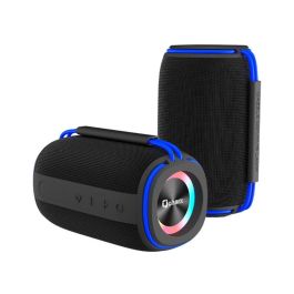 Qcharx Altavoz Flow Negro con Asa Azul Bluetooth 5.3 15W Precio: 26.49999946. SKU: B1JYW36QAF