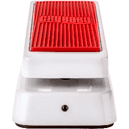 Dunlop Cry Baby Junior Wah Blanco Edición Especial Pedal de Efectos para Guitarra Eléctrica con LED y Voces de Agudos, Medios y Graves