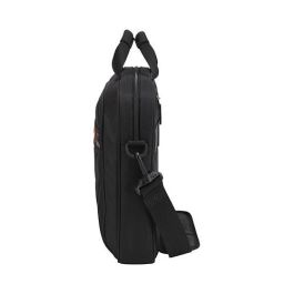 CaseLogic DLC117 Bolsa Bandolera para Portátil de 17.3", Nylon Negro, con Compartimento para Tableta iPad y Cualquier Marca, 800g