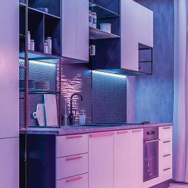 Tiras LED Muvit iO Negro Multicolor Dorado F 5 m