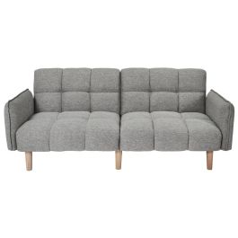 Sofá-Cama Gris Home Deco Factory 195 cm