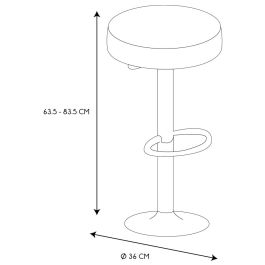 Taburete Bar Regulable Mumford Home Deco Factory