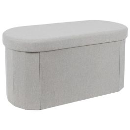 Banco-Puf Plegable Gris Oval Home Deco Factory Precio: 34.4849999879. SKU: B1KAGAC77C