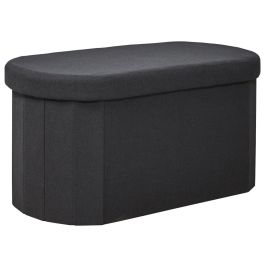 Banco-Puf Plegable Negro Oval Home Deco Factory Precio: 35.029500242. SKU: B1CVYGKW4A