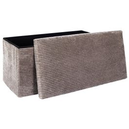 Banco-Puf Plegable Scott Taupé Home Deco Factory Precio: 30.50000052. SKU: B1AYMRP3DL