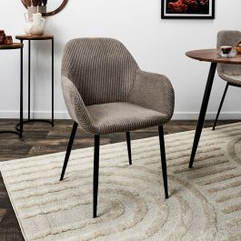 Silla Butaca Scott Taupe Home Deco Factory