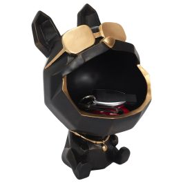Vaciabolsillos decorativo perro negro