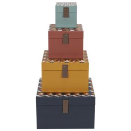Set de 4 cajas de almacenaje vintage x4 Precio: 10.95000027. SKU: B1D4RRTWZ7